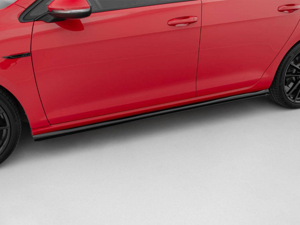 Racing Side Skirts Diffusers Volkswagen Golf R / R-Line Mk7 Facelift