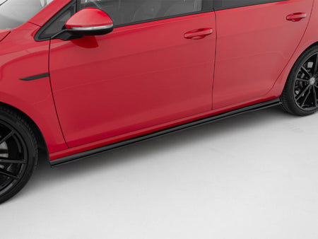 Street PRO Side Skirts Diffusers Volkswagen Golf R / R-Line Mk7 Facelift