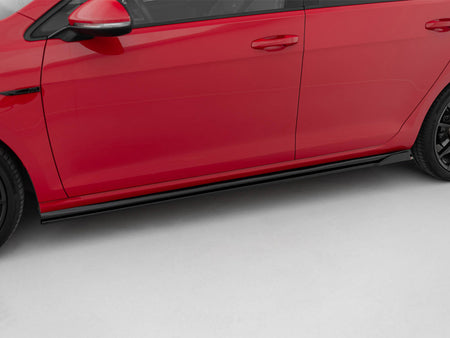 Side Skirts Diffusers V.1 Volkswagen Golf R / R-Line Mk7 Facelift