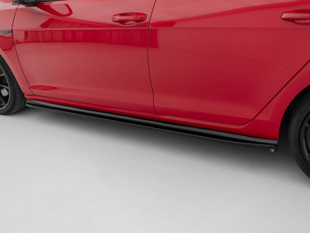 Side Skirts Diffusers V.4 Volkswagen Golf R / R-Line Mk7 Facelift
