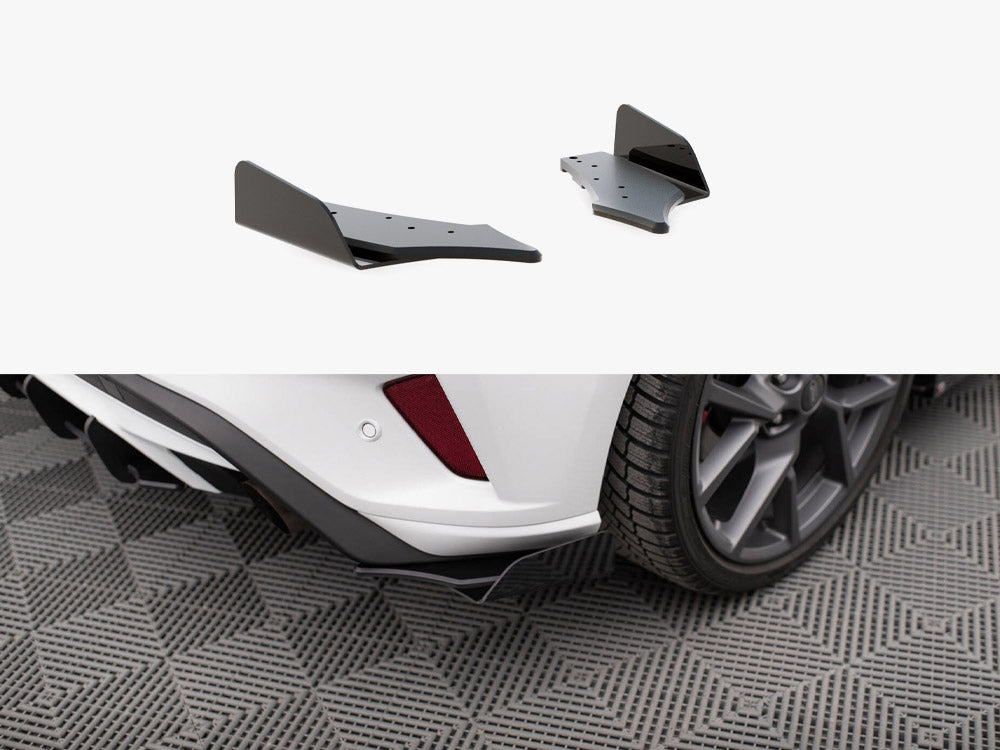 Street PRO Rear Side Splitters + Flaps Ford Focus ST Mk4