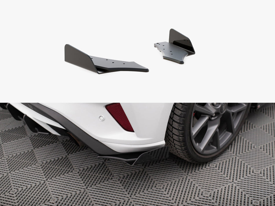 Street PRO Rear Side Splitters + Flaps Ford Focus ST Mk4