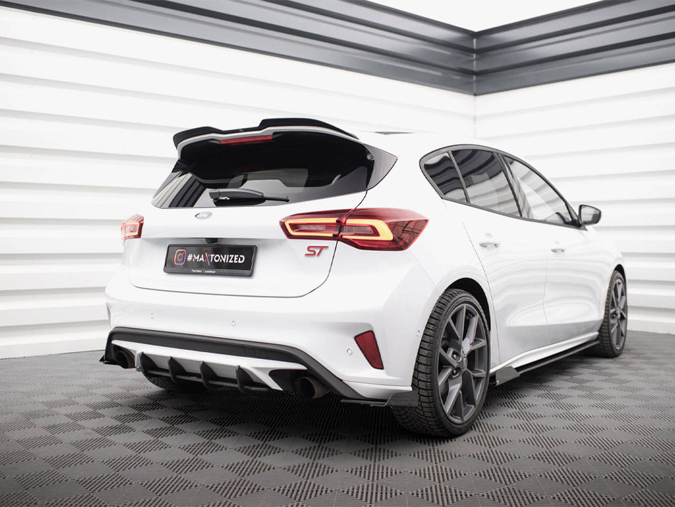 Street PRO Rear Side Splitters + Flaps Ford Focus ST Mk4
