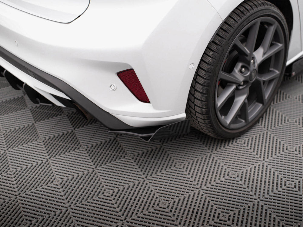 Street PRO Rear Side Splitters + Flaps Ford Focus ST Mk4