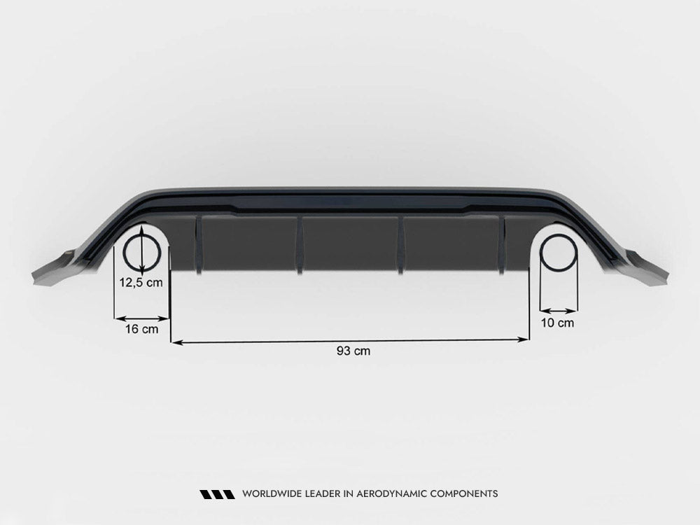 Rear Valance V.3 Ford Focus Hatchback ST Mk4