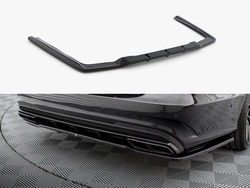 Rear Splitter (Vertical Bars) Mercedes E63 AMG Sedan W212 Facelift