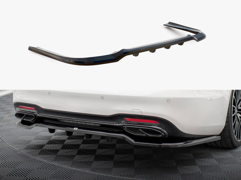 Rear Splitter (Vertical Bars) Mercedes-Benz S AMG-Line W222 Facelift