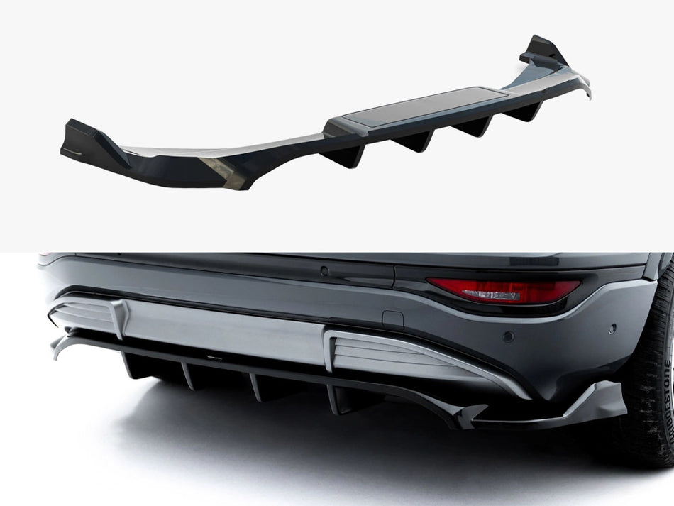 Rear Splitter (Vertical Bars) Audi Q6 e-tron S-Line / SQ6 e-tron SUV / Sportback Mk1