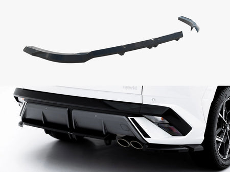 Rear Splitter (Vertical Bars) Hyundai Tucson N-Line Mk4 Facelift