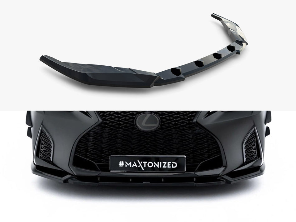 Front Splitter V.1 Lexus IS 500 Mk3 Facelift 2 (XE30)