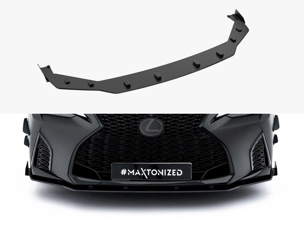 Street PRO Front Splitter + Flaps Lexus IS 500 Mk3 Facelift 2 (XE30)