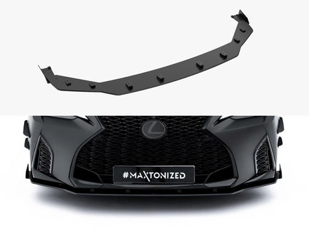 Street PRO Front Splitter + Flaps Lexus IS 500 Mk3 Facelift 2 (XE30)