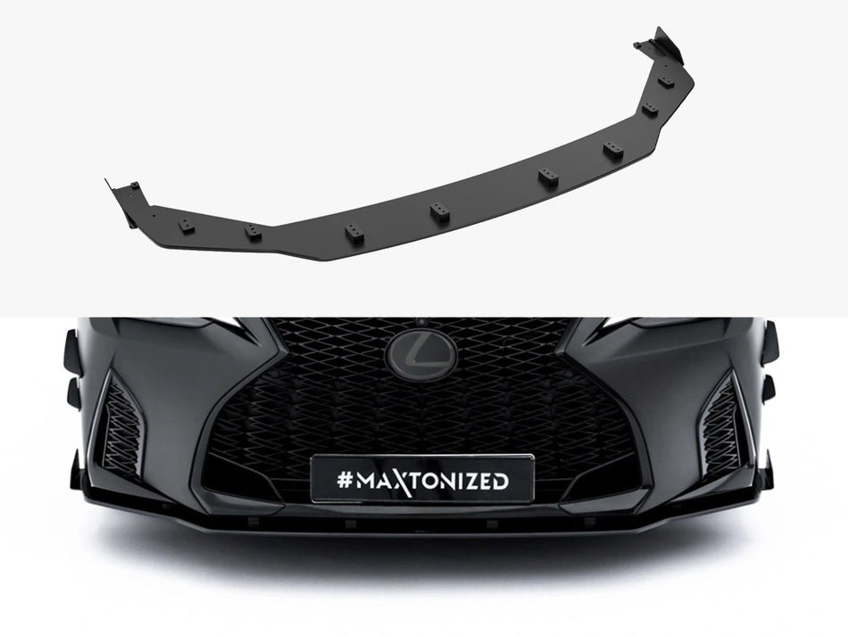 Street PRO Front Splitter + Flaps Lexus IS 500 Mk3 Facelift 2 (XE30)