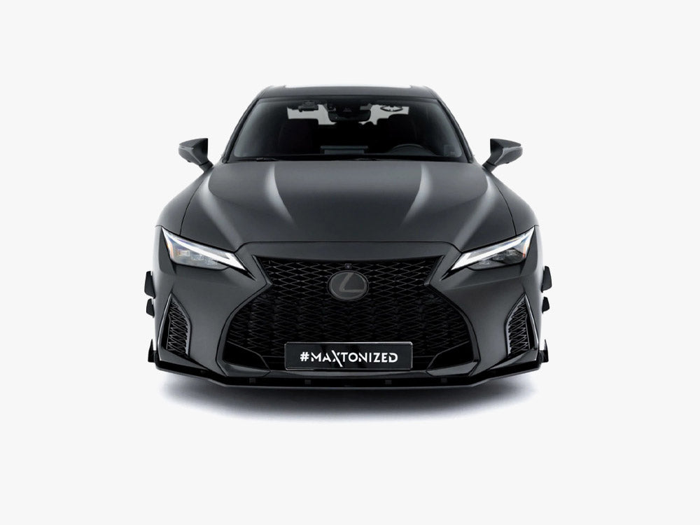 Street PRO Front Splitter + Flaps Lexus IS 500 Mk3 Facelift 2 (XE30)