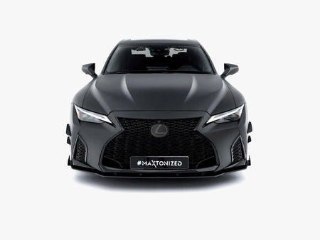 Street PRO Front Splitter + Flaps Lexus IS 500 Mk3 Facelift 2 (XE30)