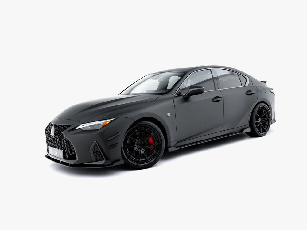 Street PRO Side Skirt Diffusers + Flaps Lexus IS 500 Mk3 Facelift 2 (XE30)