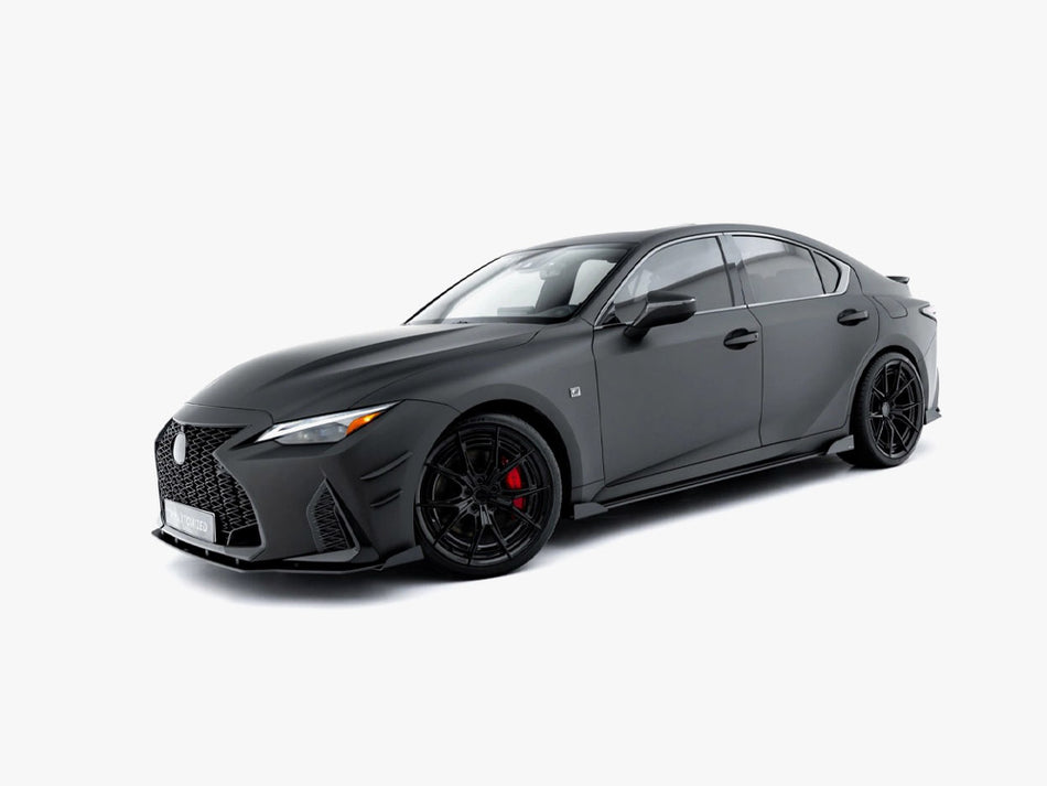 Street PRO Side Skirt Diffusers + Flaps Lexus IS 500 Mk3 Facelift 2 (XE30)