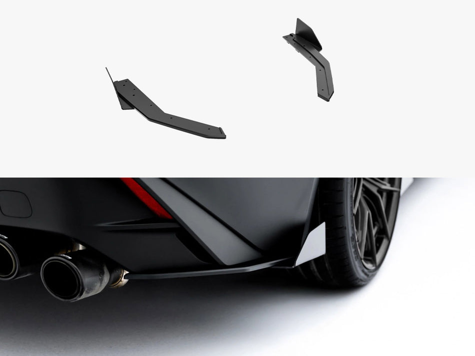 Street PRO Rear Side Splitters + Flaps Lexus IS 500 Mk3 Facelift 2 (XE30)