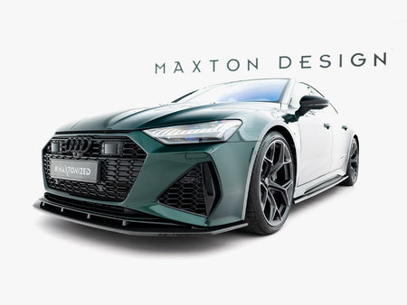 Prepreg Carbon Fiber Front Splitter Audi RS7 C8