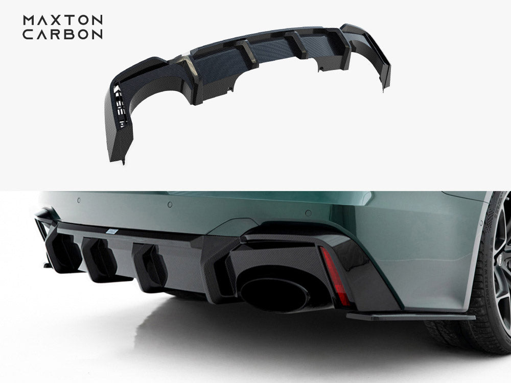 Prepreg Carbon Fiber Rear Diffuser Audi RS7 C8 (version with towbar)