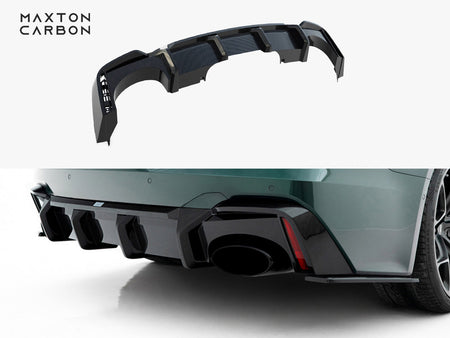 Prepreg Carbon Fiber Rear Diffuser Audi RS7 C8 (version with towbar)