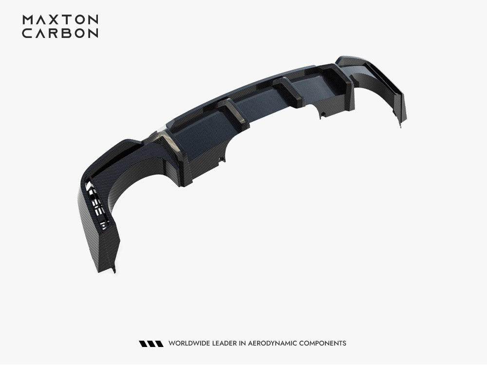 Prepreg Carbon Fiber Rear Diffuser Audi RS7 C8 (version with towbar)