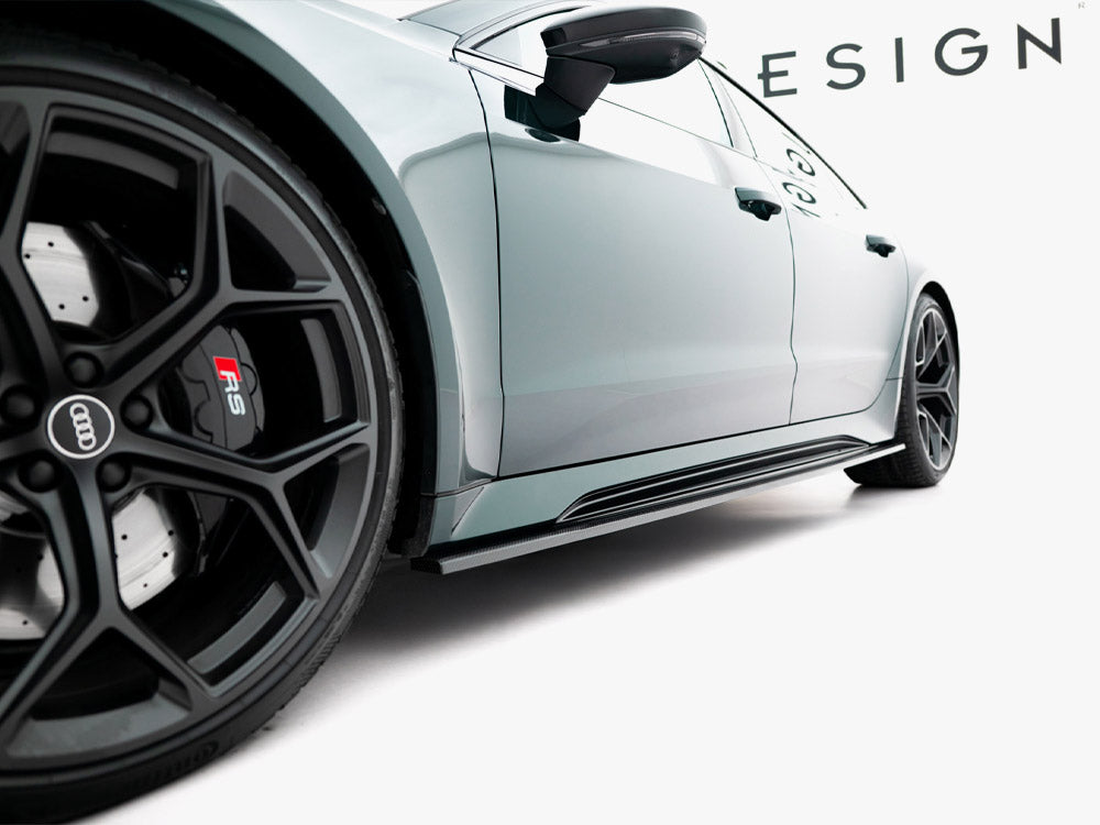 Prepreg Carbon Fiber Side Skirts Audi RS7 C8