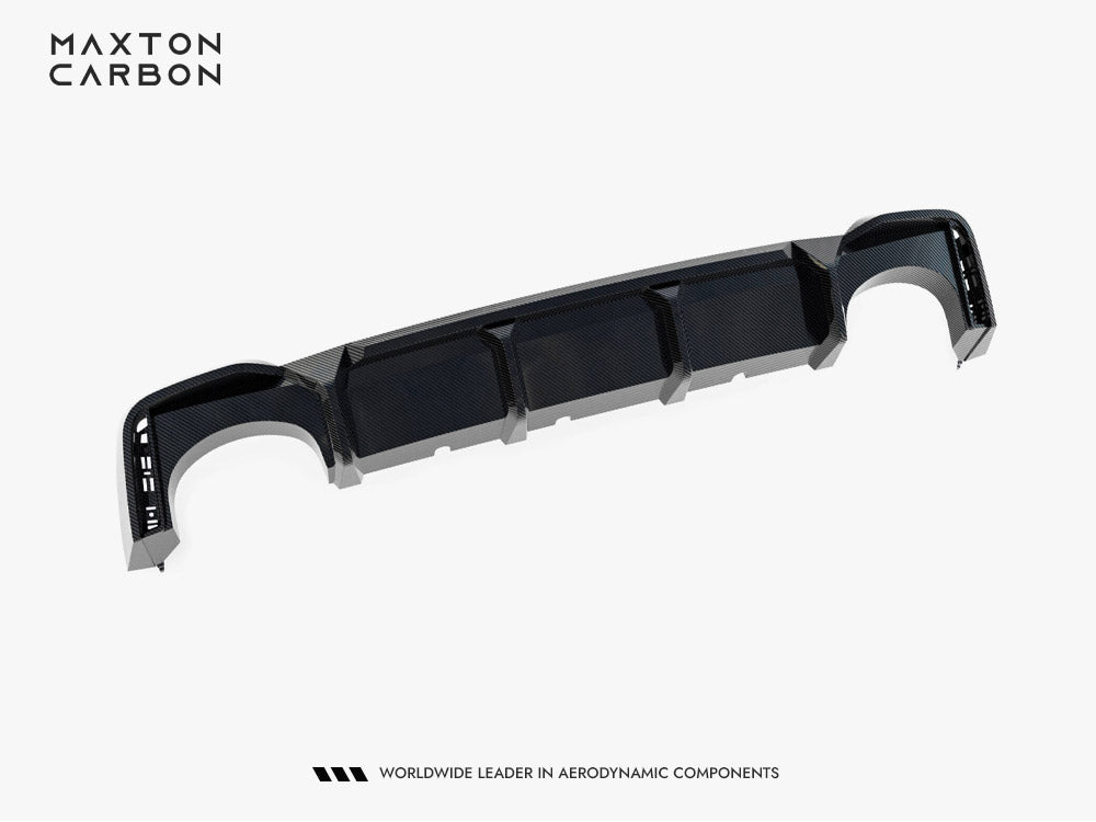 Prepreg Carbon Fiber Rear Diffuser Audi RS6 C8 / C8 Facelift (version without towbar)