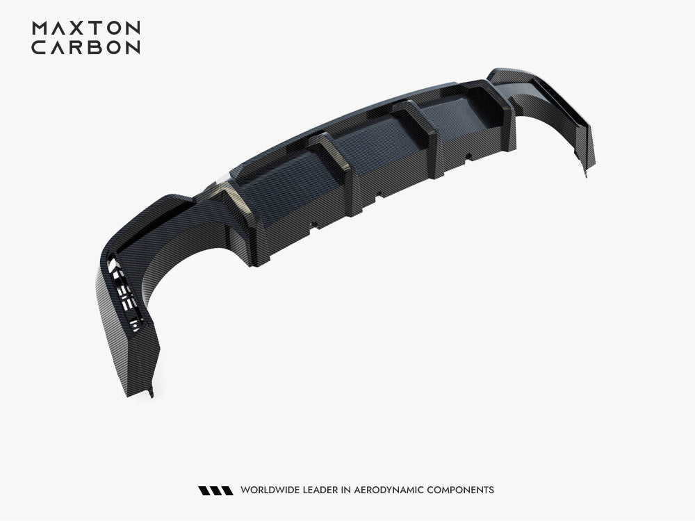 Prepreg Carbon Fiber Rear Diffuser Audi RS6 C8 / C8 Facelift (version without towbar)