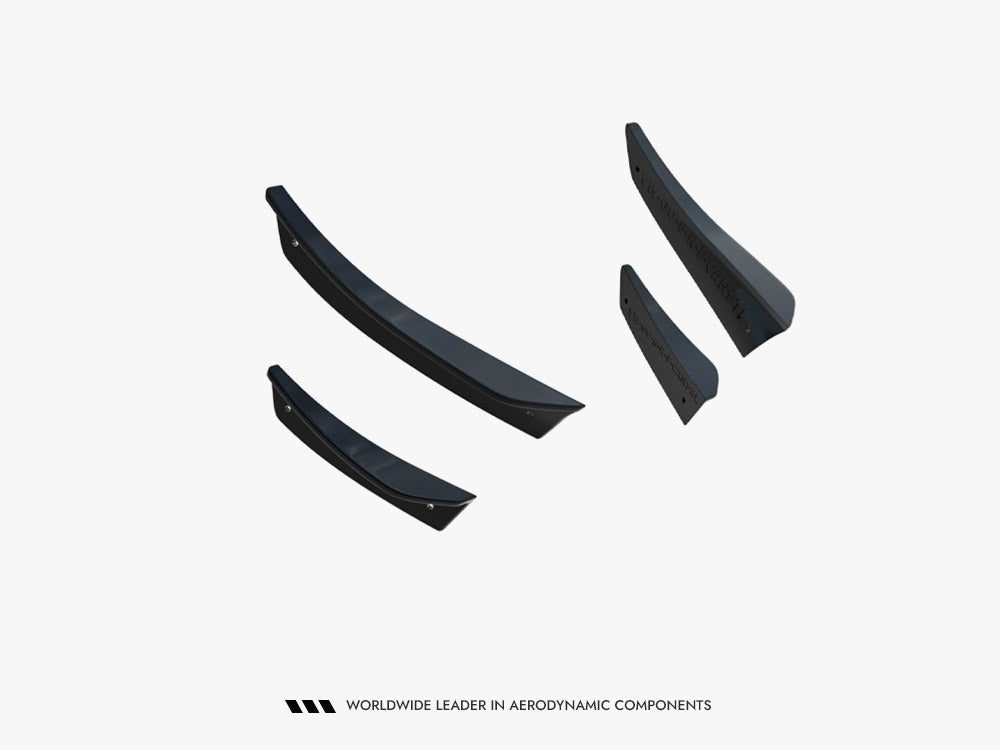 Front Bumper Wings (Canards) Volkswagen Golf R Hatchback / Variant Mk8 Facelift