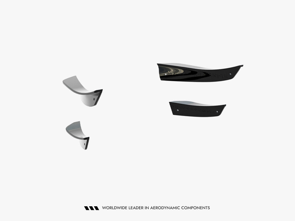 Front Bumper Wings (Canards) Volkswagen Golf R Hatchback / Variant Mk8 Facelift