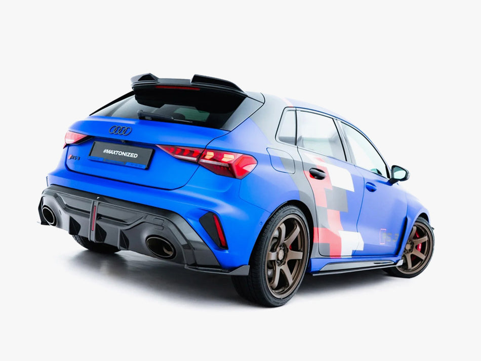 Carbon Fiber Rear Side Splitters Audi RS3 Sportback 8Y Facelift