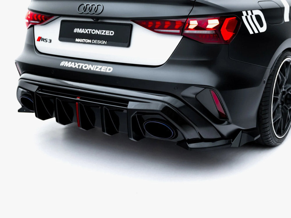 Rear Side Splitters V.3 Audi RS3 Sedan 8Y Facelift