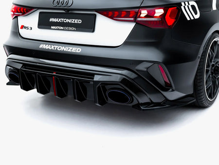 Rear Side Splitters V.1 Audi RS3 Sedan 8Y Facelift