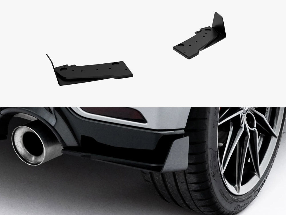 Street PRO Rear Side Splitters + Flaps Toyota GR Yaris Mk4 Facelift
