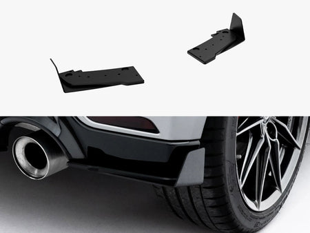 Street PRO Rear Side Splitters + Flaps Toyota GR Yaris Mk4 Facelift