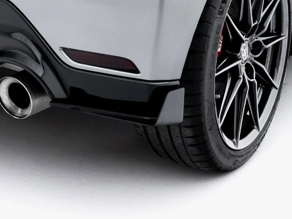 Street PRO Rear Side Splitters + Flaps Toyota GR Yaris Mk4 Facelift