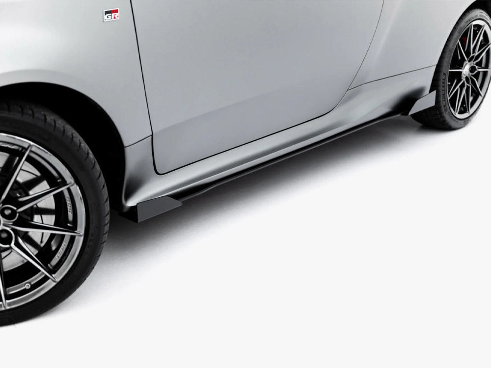 Street PRO Side Skirt Diffusers + Flaps Toyota GR Yaris Mk4 Facelift
