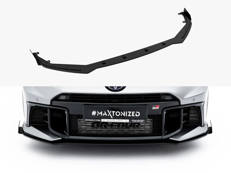 Street PRO Front Splitter + Flaps Toyota GR Yaris Mk4 Facelift