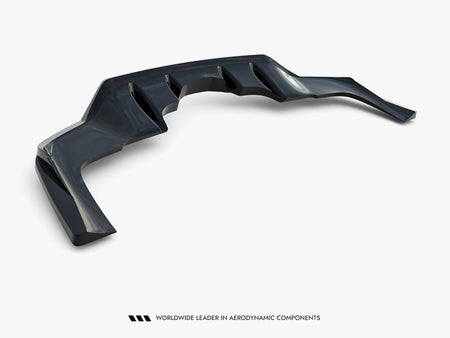 Rear Splitter (Vertical Bars) V.2 Mercedes-Benz GLE Coupe AMG-Line C167 / C167 Facelift