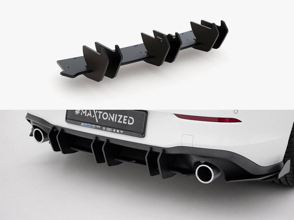 Street PRO Rear Diffuser V.2 VW Golf 8 GTI