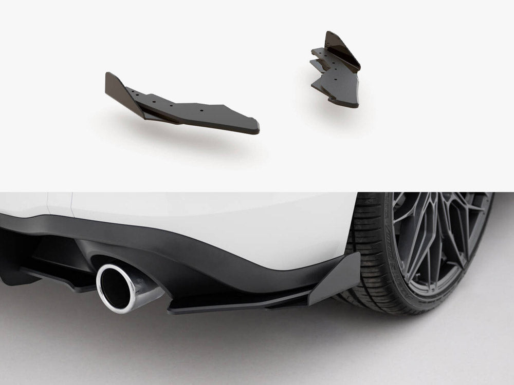 Street Pro Rear Side Splitters + Flaps Volkswagen Golf GTI / GTE / R-Line Mk8
