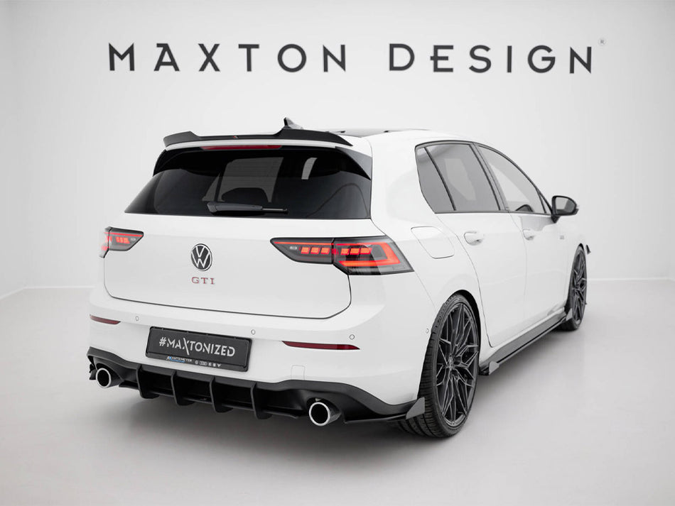 Street Pro Rear Side Splitters + Flaps Volkswagen Golf GTI / GTE / R-Line Mk8