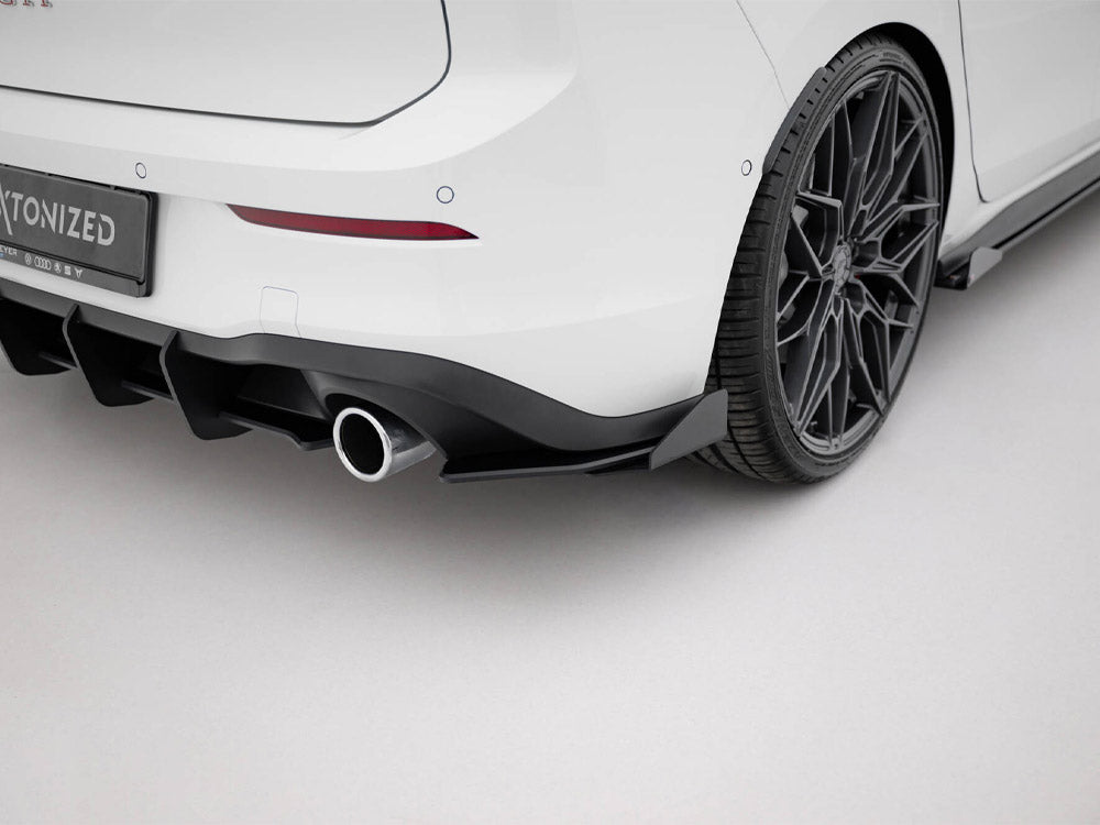 Street Pro Rear Side Splitters + Flaps Volkswagen Golf GTI / GTE / R-Line Mk8