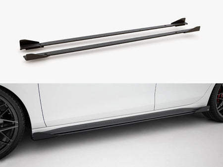 Street PRO Side Skirts Diffusers + Flaps Volkswagen Golf GTI / GTE / GTI Clubsport / R-Line Mk8