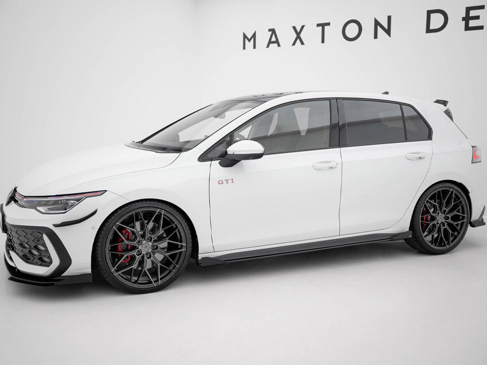 Street PRO Side Skirts Diffusers + Flaps Volkswagen Golf GTI / GTE / GTI Clubsport / R-Line Mk8
