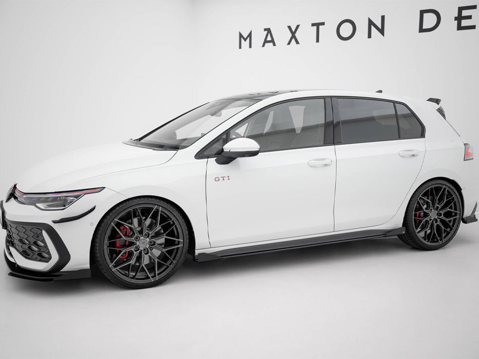 Street PRO Side Skirts Diffusers + Flaps Volkswagen Golf GTI / GTE / GTI Clubsport / R-Line Mk8