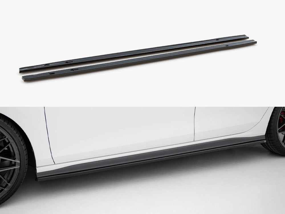 Side Skirts Diffusers V.1 Volkswagen Golf GTI / GTE / GTI Clubsport / GTD / R-Line Mk8