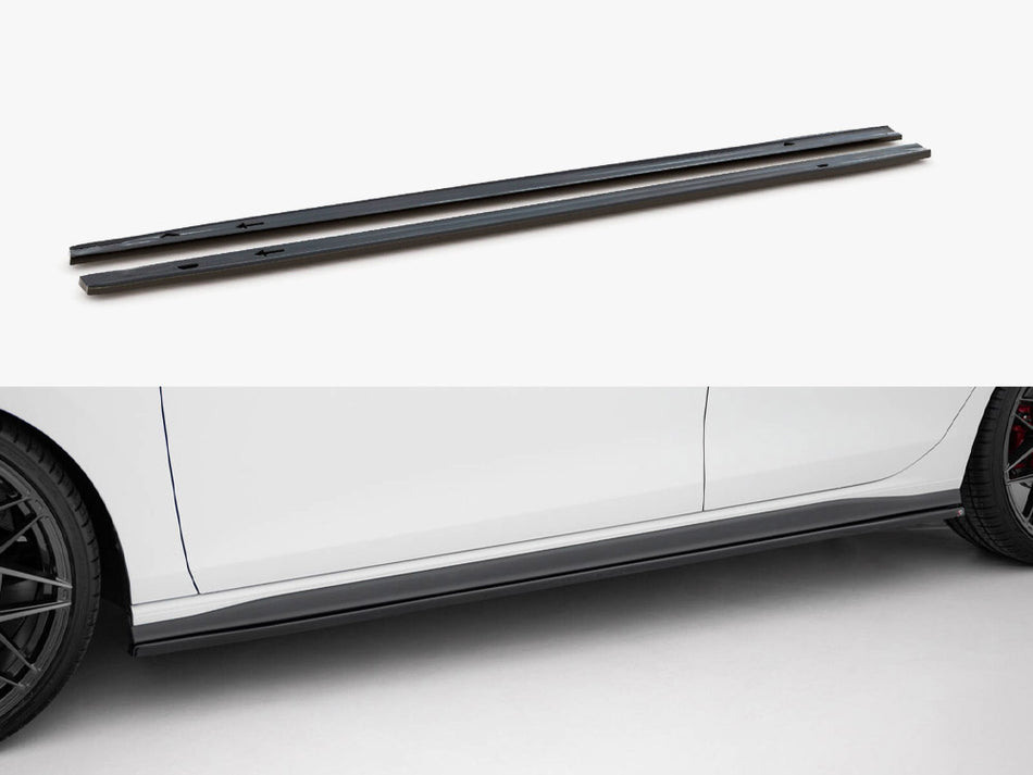 Side Skirts Diffusers V.1 Volkswagen Golf GTI / GTE / GTI Clubsport / GTD / R-Line Mk8