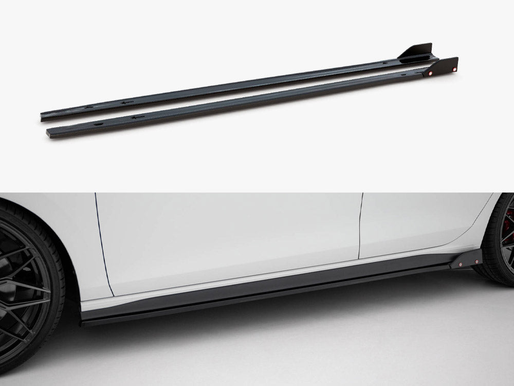 Side Skirts Diffusers V.2 + Flaps Volkswagen Golf GTI / GTE / GTI Clubsport / GTD / R-Line Mk8